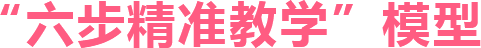 “六步精准教学”模型